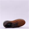 Rieker Men Felix Elasticated Laced Shoe - Brown Leather